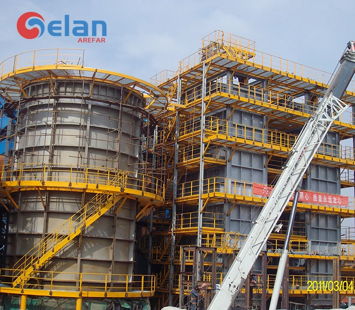 waste heat boiler industrial installation site