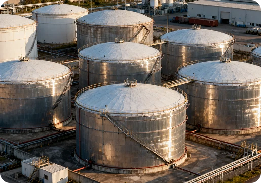 crude oil storage tank