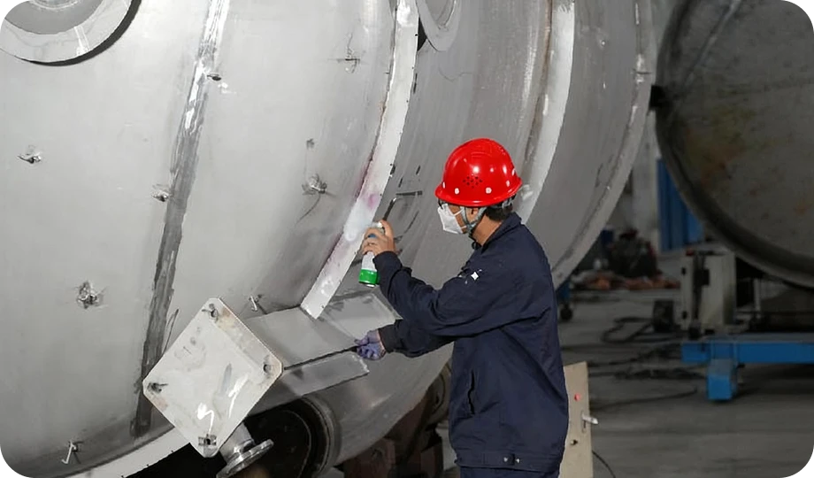 distillation columns inspection for mobile