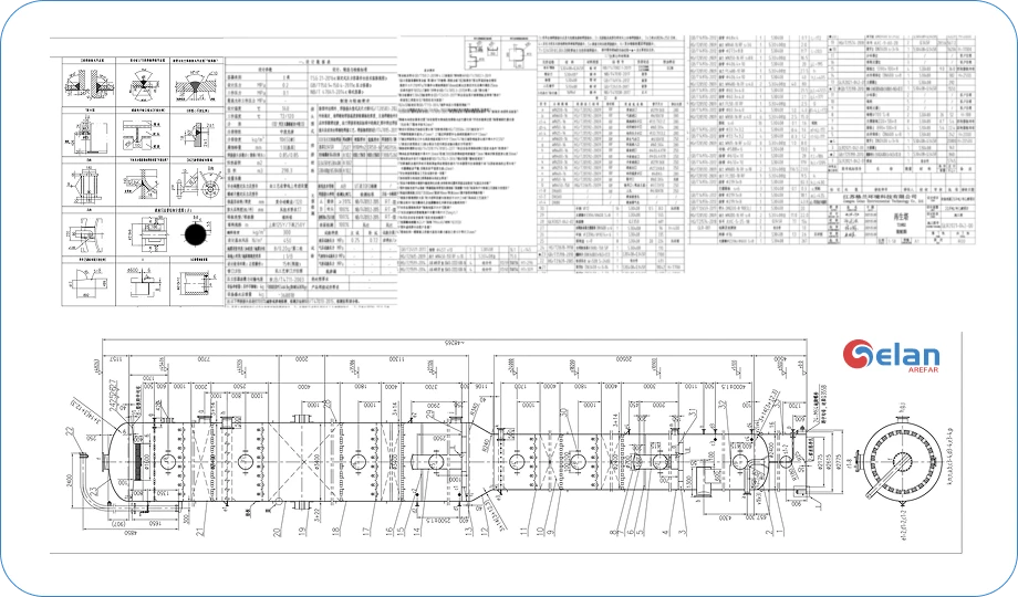 industrial distillation column design support for mobile