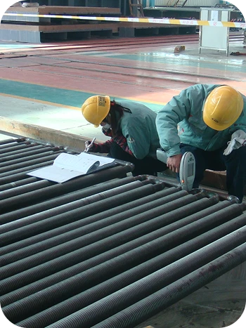 waste heat boiler quality inspection and hydrotest