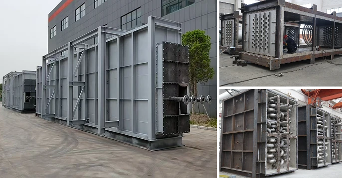 Structure convection section steel structure