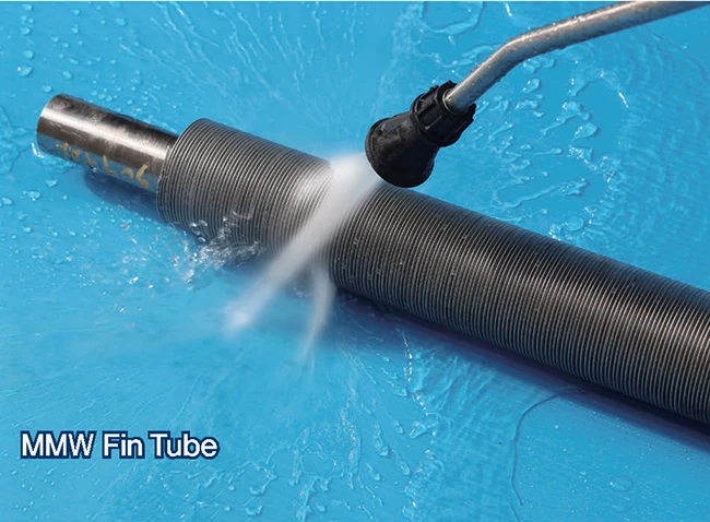 finned tube fouling and cleaning control