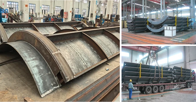 furnace steel structure system