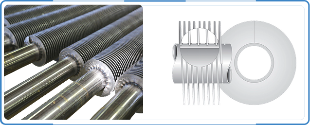 g type embedded finned tube