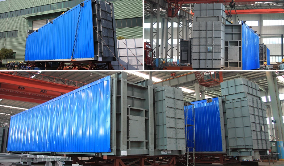 modular steel structure export delivery