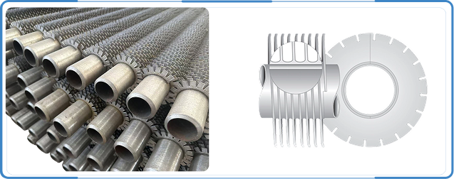 serrated fin tube
