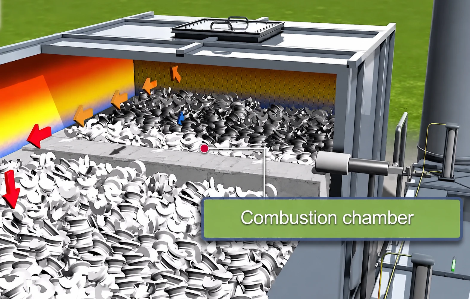RTO combustion chamber