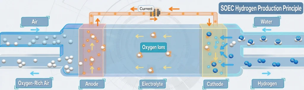solid oxide fuel cell chemical reaction