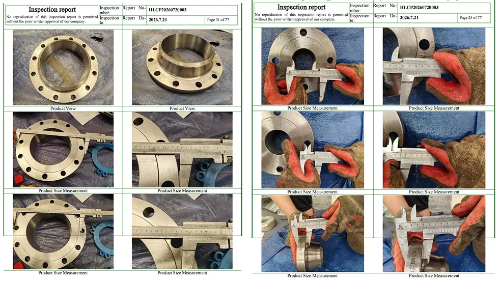 strict inspection testing and documentation is one reason to choose gelan as your flange supplier
